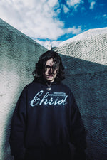 “INNOVATION INFLUENCED BY CHRIST” DISTRESSED PLUSH FLEECE HEAVY HOODIE