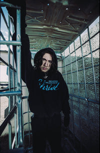 “INNOVATION INFLUENCED BY CHRIST” DISTRESSED PLUSH FLEECE HEAVY HOODIE