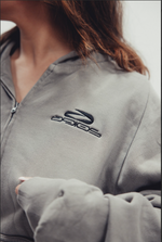 "FOUNDATION" DOUBLE LAYER ZIP-UP HOODIE