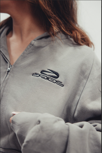 "FOUNDATION" DOUBLE LAYER ZIP-UP HOODIE